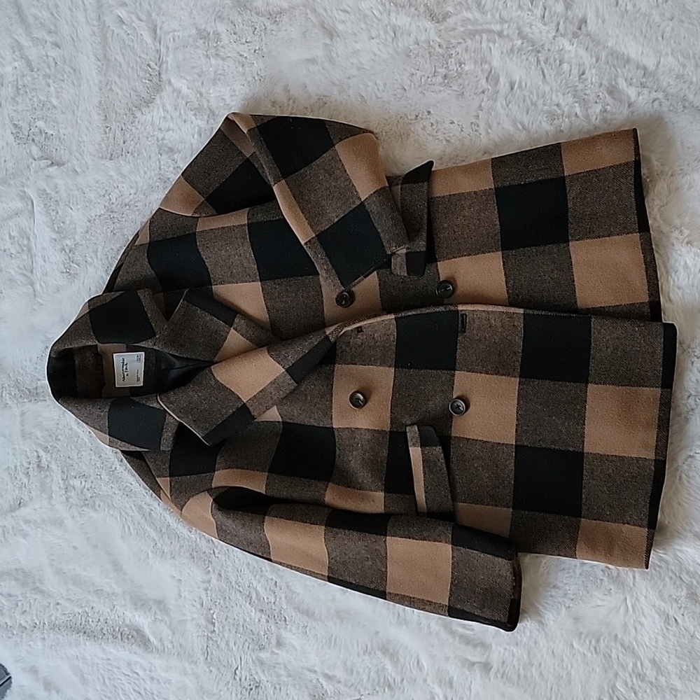 Abercrombie & Fitch Wool Blend Coat